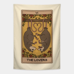 The Lovers - Possum Tarot Tapestry