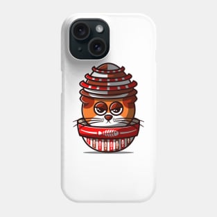 Illustration Of a Cute Japanese Cat. Phone Case