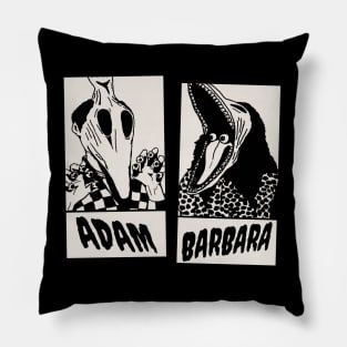 Halloween Ghosts Inspired 80's Monster Couple Pillow