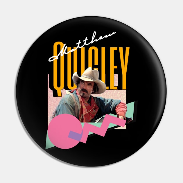 Matt Quigley Retro-DarkShirt Pin by BURBS