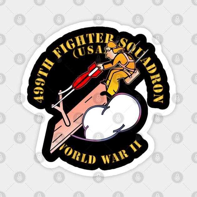 Army Air Corps - 499th Fighter Squadron - WWII - USAAF Magnet by twix123844