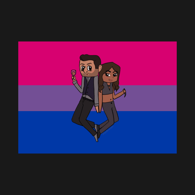 Lucifer and Maze - Bi Pride by NarilGVB