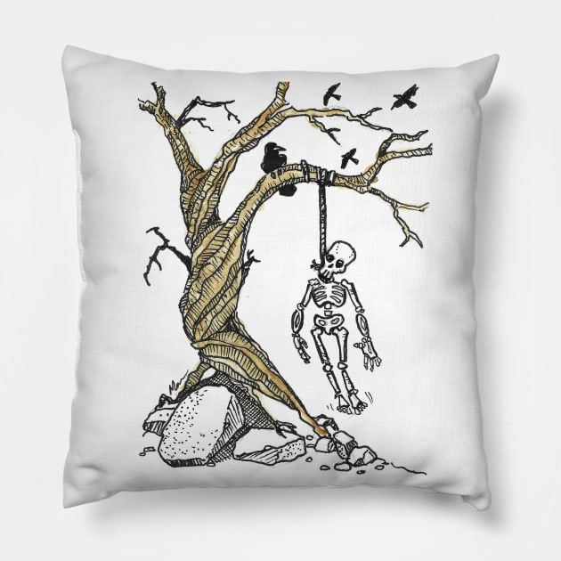 The Hanging Tree Pillow by Rackham