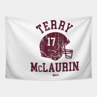 Terry McLaurin Washington Helmet Font Tapestry