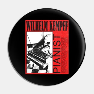 Wilhelm Kempff piano Pin