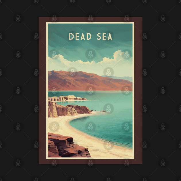 Dead Sea by Retro Travel Design