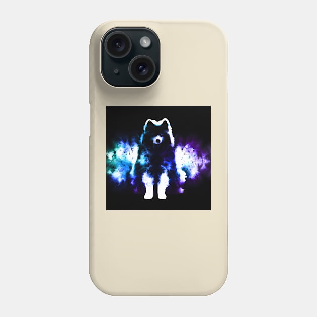 Samoyed Bjelkier Watercolor Phone Case by Furrban