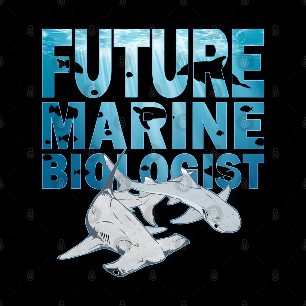 Hammerhead Shark Future Marine Biologist by NicGrayTees