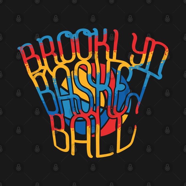 Brooklyn Nets concept logo Basquiat rainbow by overhooped