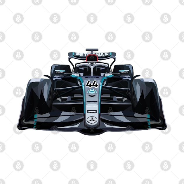 Mercedes W15 Car 44 by Worldengine