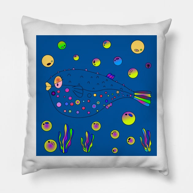 Sealife 279 (Style:1) Pillow by luminousstore