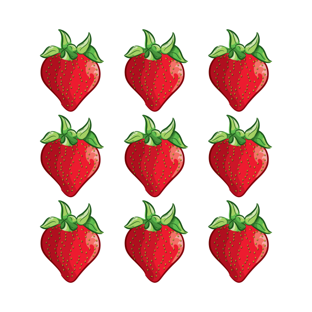 Strawberry Pattern by Jonathan Wightman