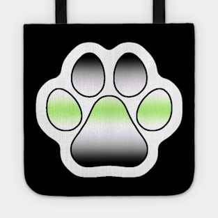 Agender Pride Paw Tote