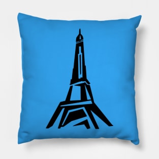 Eiffel Tower - Minimalist Design Pillow