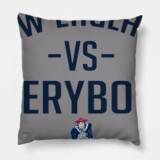 new england vs everybody Pillow