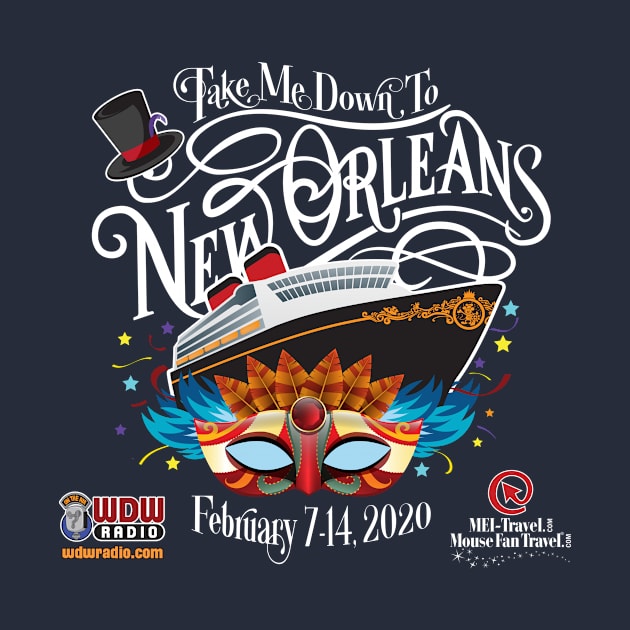 WDW Radio NOLA Cruise (Dark shirts) by wdwradio