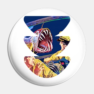 Marine Horror Retro Vintage Design: A Fusion of Fantasy, Sci-Fi, Art, and Comic Book Inspirations Pin