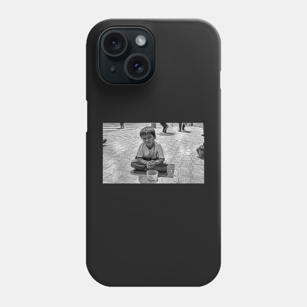 Beggar Boy. Phone Case by bulljup