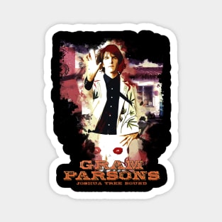 Gram Parsons Joshua Tree Bound Design Magnet