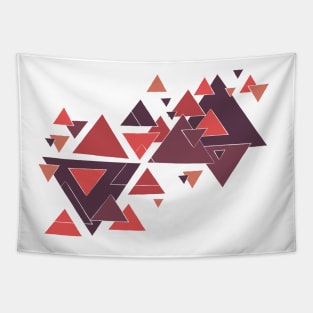 Modern Abstract Triangle Pattern Tapestry