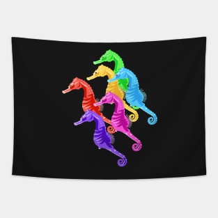 Sea Horses Parade Tapestry