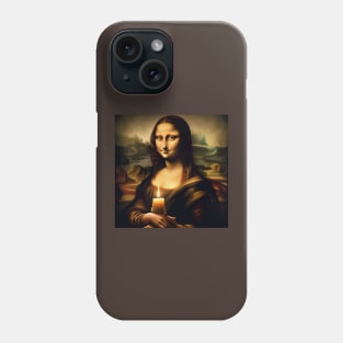 Mona Lisa Candlemas Glow Phone Case