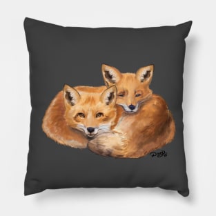 Foxes Pillow