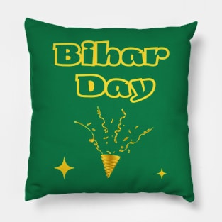 Indian Festivals - Bihar Day Pillow
