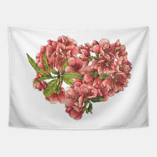 Quince flower Tapestry