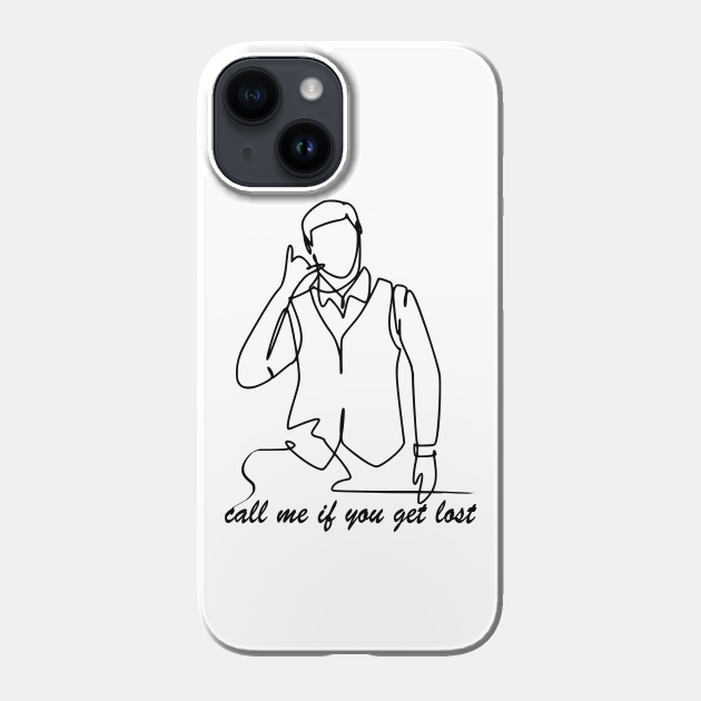 Outline typographic print / Call Me If You Get Lost - 157211324 - Call