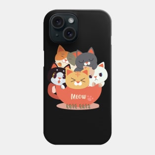 ( meow )  Cute cats Phone Case