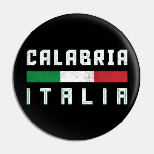 Calabria Italia / Italy Typography Design Pin