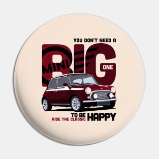 Mini Cooper - Ride The Mini Classic Pin