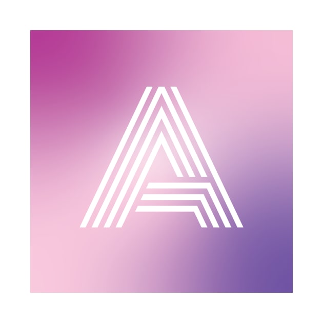 Letter A in Pink by HenrisKas