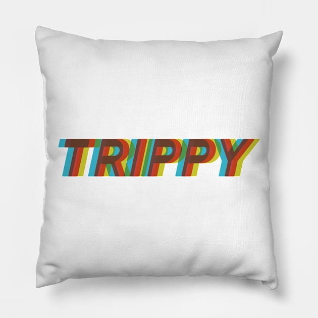 TRIPPY Design Pillow by TDDesigns