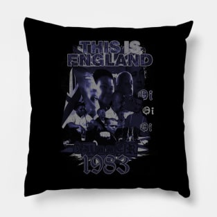 Oi Summer of 1983 ( Distressed Blue Version) Pillow