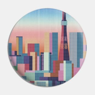 Hello Tokiyo - Future City Pin