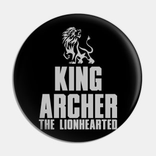 King Archer the Lion Hearted Pin