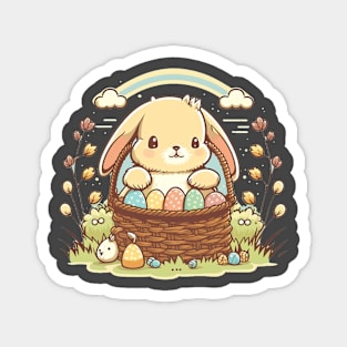 Cute Easter Bunny Easter Egg Men Women Kids Magnet