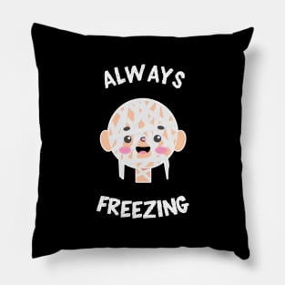 Always Freezing Cute Kawaii Mummy Pillow