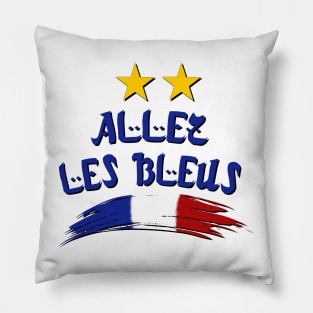 France fans tshirt for world cup qatar 2022 Pillow