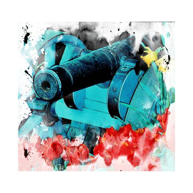 FLOWER CANNON by JOHN COVERT ILLUSTRATIONS