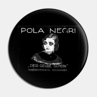 POLA NEGRI - Vampire - vamp - silent film Pin