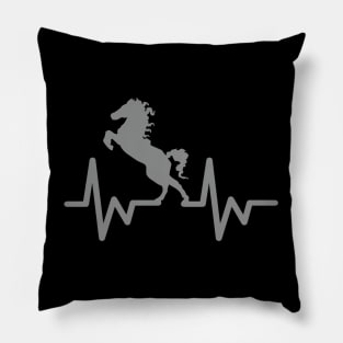 horse heartbeat Pillow