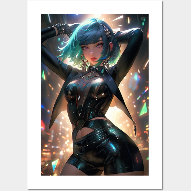 Anime cyberpunk girl - Anime Girls - Posters and Art Prints