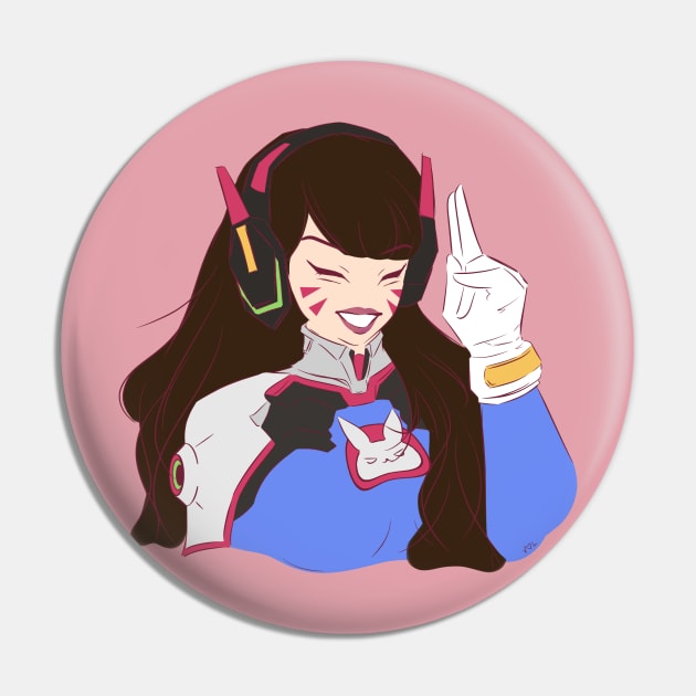 D.Va Spray Pin by kxllvae