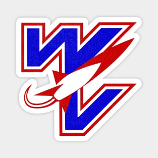 Defunct West Virginia Rockets AFA Football 1981 Magnet