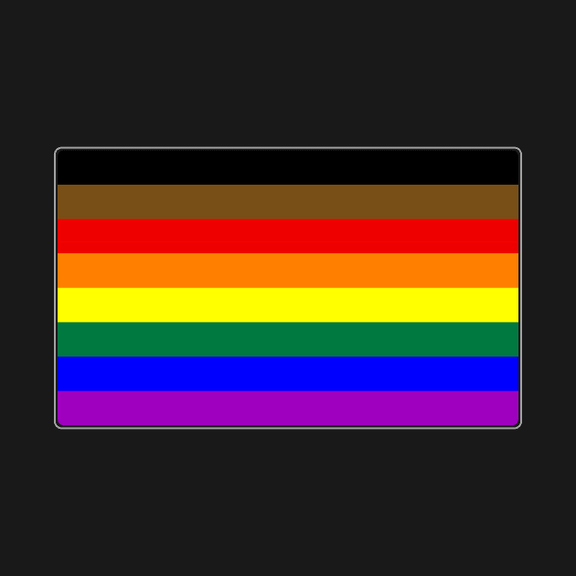 Philly LGBTQ Gay Pride Flag by wheedesign