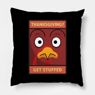 Thanksgiving? Get Stuffed Grouchy Holiday Turkey Pillow