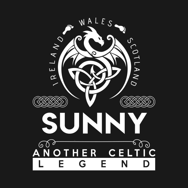 Sunny Name T Shirt - Another Celtic Legend Sunny Dragon Gift Item by harpermargy8920